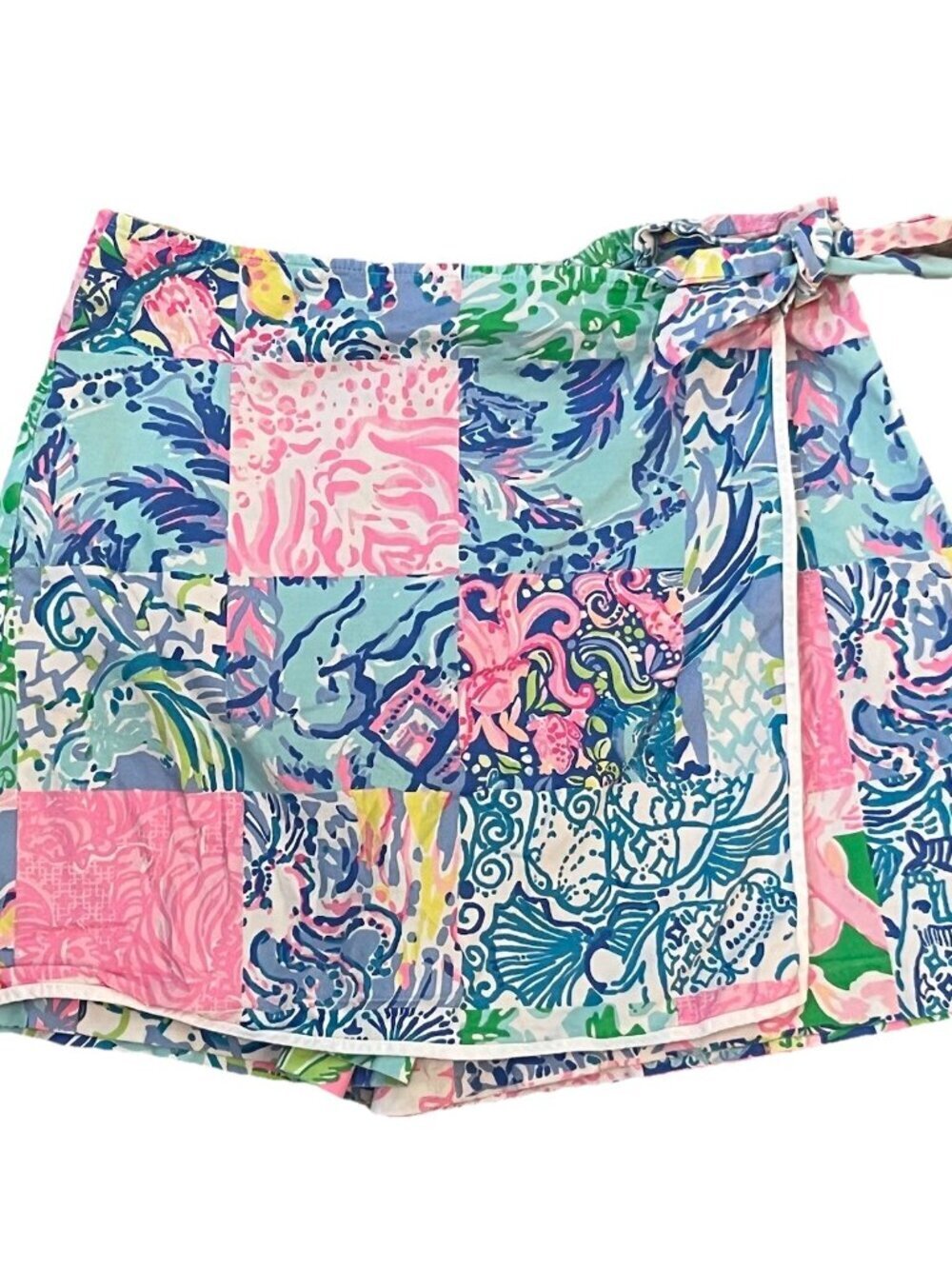 Lilly Pulitzer Women’s Simona Skort Pop Up Back Together Again Patch Size 2